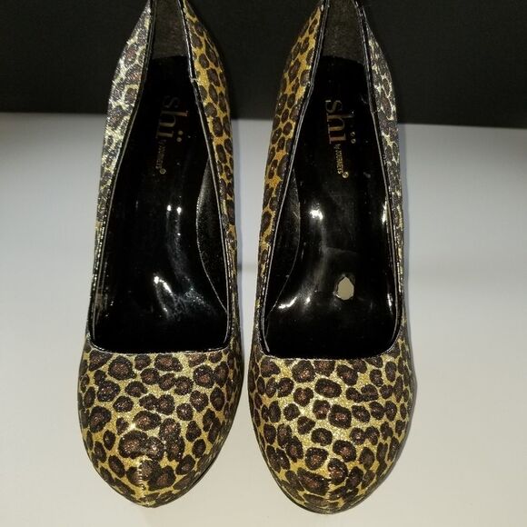 WOMEN"S ANIMAL PRINT STILETTOS PUMP SHOES - Picture 4 of 15